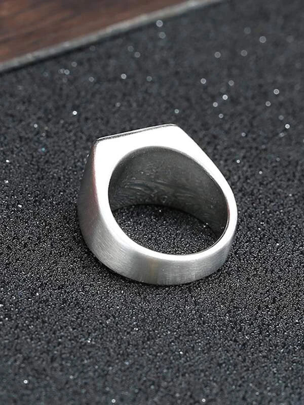 Men Square Decor Ring
