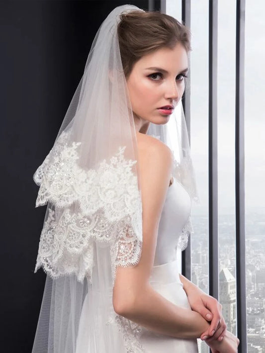 Sequin Decor Bridal Veil