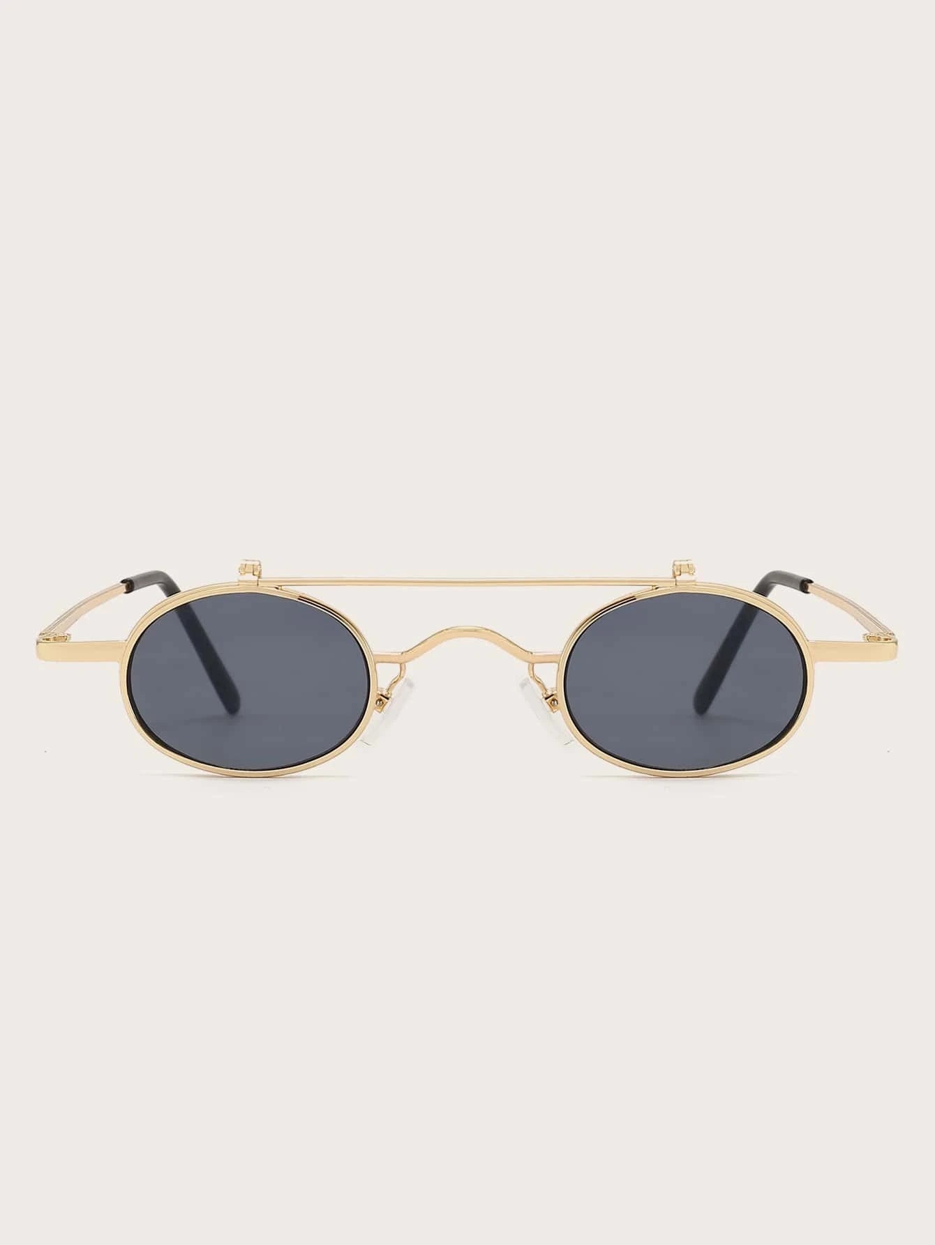 Metal Frame Flip-up Sunglasses