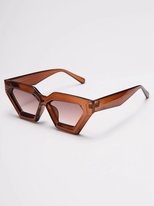 Geometric Frame Sunglasses