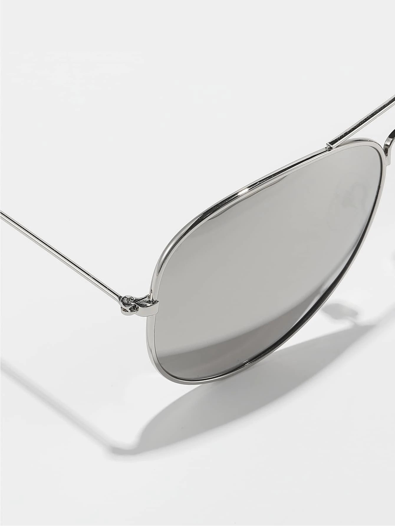 Metal Frame Aviator Fashion Glasses