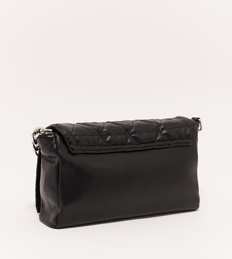 Ardene Quilted Mini Bag with Chain Strap