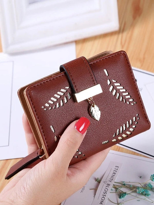 Leaf Decor Small Wallet