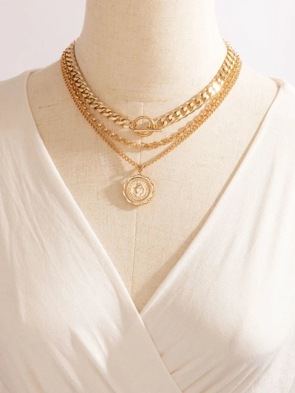 3pcs Chain Necklace