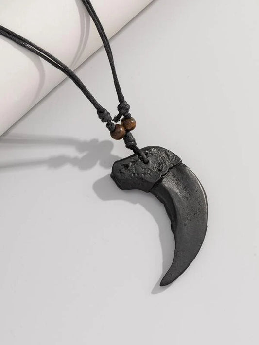 Men Tooth Charm Necklace